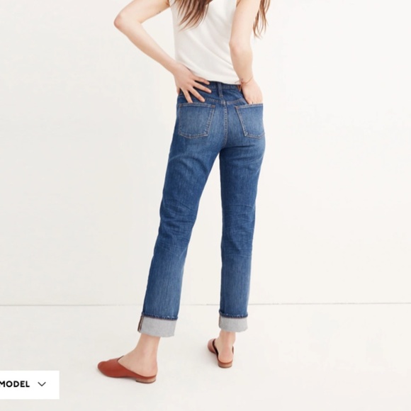 Madewell The High-Rise Slim Boyjean - Milton Wash - Size 26 - Picture 2 of 15